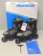 Powerslide Phuzion Radon Black White 80 Inline Skates Inlineskates 901975 GR. 46
