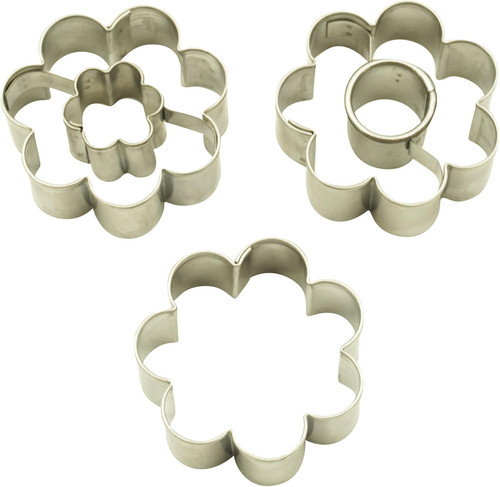3er set ausstechformen - 3er-set, "blume"