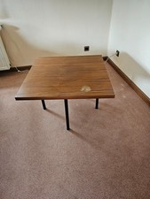 60er jahre holz couchtisch - ,