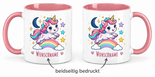 Einhorn tasse mit - mit, namen
