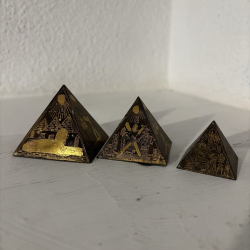 Pyramiden 3er set - set, ägyptische
