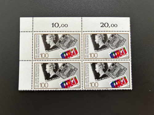 Brd briefmarken 4er - briefmarken, block