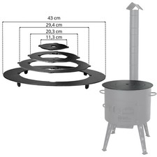 Adapter ringe eintopfofen - 38,