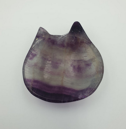 Fluorit schälchen katze - schälchen, "katze"