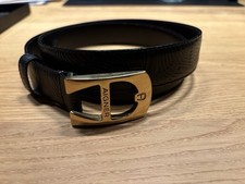 Aigner München Original Leder Gürtel Damen Größe 90 (36)