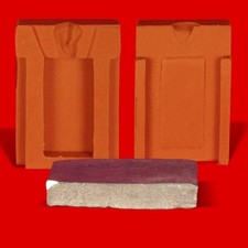 Zinngießform Barren 1er, ca