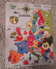 Europa Holzpuzzle