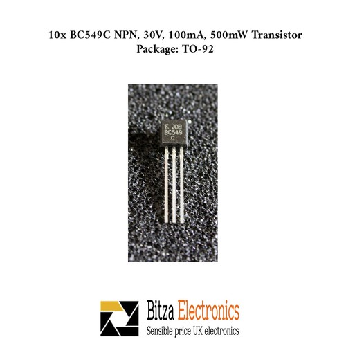 Fairchild bc549c bc549 - bc549c, npn