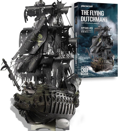 Puzzle metall piratenschiff - 3d,