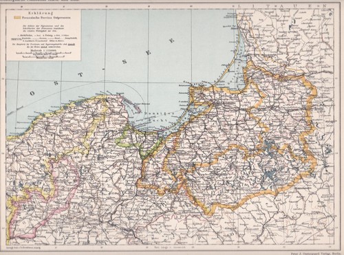 Landkarte ostpreussen - landkarte,