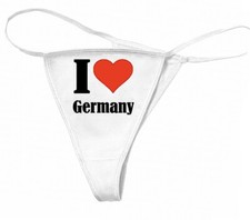 String Tanga I Love Germany