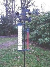 Filmer Wetterstation 145cm mit 4 Funktionen, Thermometer, Windanzeige NEU