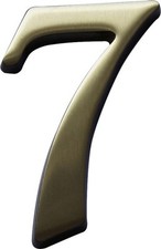 Alpertec Hausnummer 7 Bronze Hausnummern Hausnummerschild