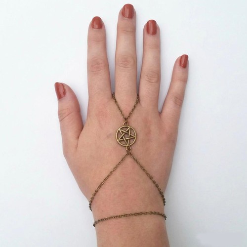 Bronze pentakel pentagramm - bronze,