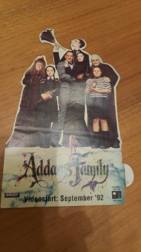Werbe aufkleber the addams - the,