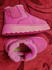 Winter Stiefel Rosa Fell
