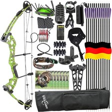 30-55lbs Compound Bogen Pfeile Set Einstellbare Sportbogen Bogenschießen Jagd DE