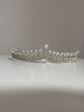 Tiara Diadem Krone Haarreif  Brautschmuck Kopfschmuck Hochzeit Prinzessin Neu