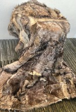 Toscaner Lammfell Decke braun