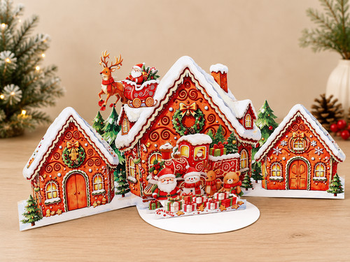 Weihnachten lebkuchendorf - im,