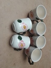 Villeroy Boch Wildrose 6 Kaffeebecher Sehr Gut Erhalten