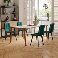 4 Stühlen Esszimmergruppe Essgruppe Küchentisch Tisch und Stuhl  Set