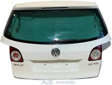 Original Volkswagen Golf 5 Plus 5M Heckklappe Kofferraum Weiss LC9A Hinten