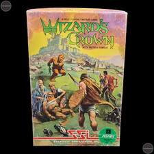 Wizard´s Crown Atari 48k 5.25 Floppy Spiel Big Box SSI 1986 OVP CIB