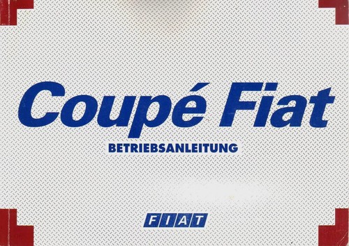 Fiat coupe betriebsanleitung - coupe,