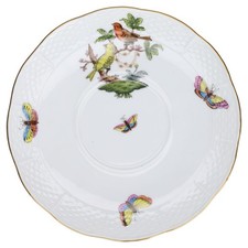 Suppentasse mit Untere und Deckel Modell 744 - Rose pink Herend Ungarn Form Osie