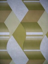 10 m Rolle u. 8,70 m RETRO Tapete altes Druckverfahren 70er Jahre OP ART Rarität