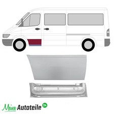 2x Vorne Tür Reparaturblech -Satz - Links für Mercedes Sprinter VW LT 1995-2006 