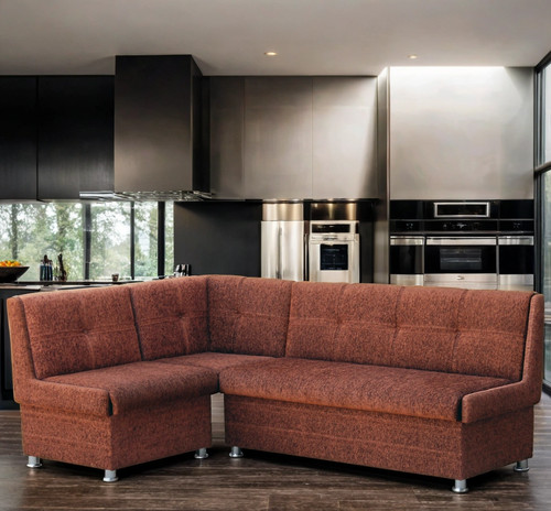 Eckbank korsika stoff braun - eckbank,