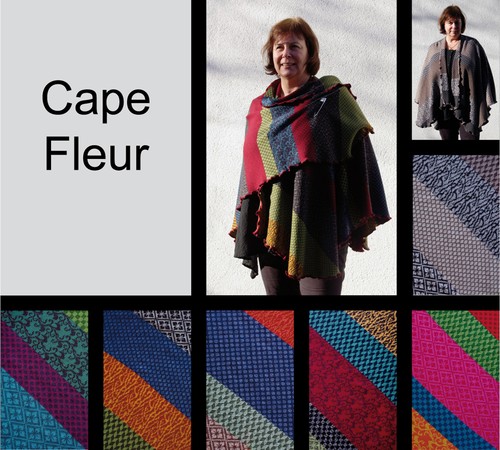 Cape fleur aus 100 - fleur, wolle