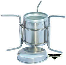 Campingkocher Kocher Spiritusbrenner Kompaktkocher Spiritus Outdoor Edelstahl CI