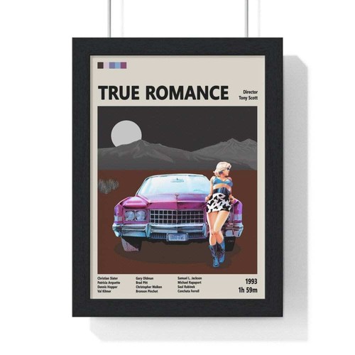 True romance 1993 movie poster - movie,