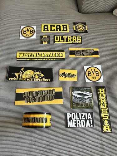 Bvb aufkleber kleberolle - aufkleber,