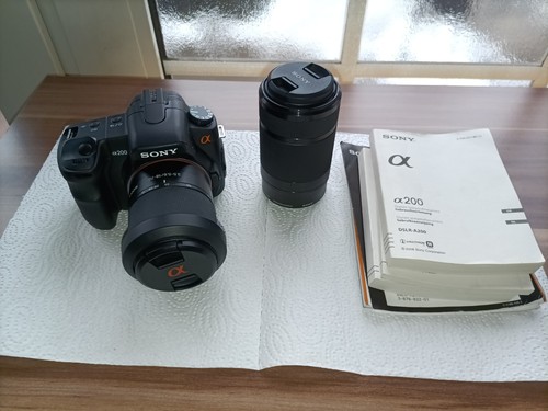 Sony alpha a200 2mp - alpha, 10.2mp