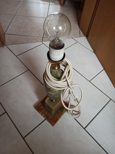 Fuss tischlampe onyx marmor - fuss,