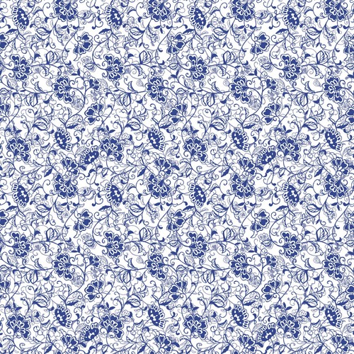 Tischdecke liv blau aus - 1,