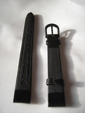 UHREN LEDERARMBAND 12 mm DAMENARMBAND-IN SCHWARZ-