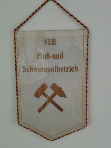 Wimpel ddr veb kombinat - wimpel, fluss