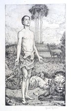 HANS THOMA "Der heilige