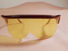 Brevetatto Baruffaldi,Brille,gelbes Brillenglas,Bernsteinfarbig,Vintage,70er