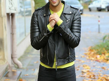 Herren Schwarze Stepp