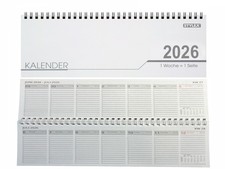 1 Querkalender 1 Woche 1 Seite 2026 Tischkalender Wochenkalender