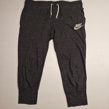 NIKE Sporthose Trainingshose Jogginghose grau/schwarz Gr. M/L (L steht drin)