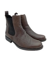 POST XCHANGE Schlüpf-Stiefeletten Damen Stiefeletten Gr. DE 37 braun Casual-Look