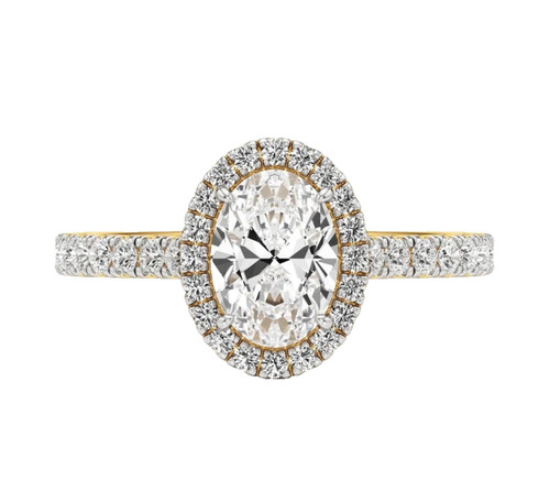 14k gelbgold lab grown - 14k, diamant