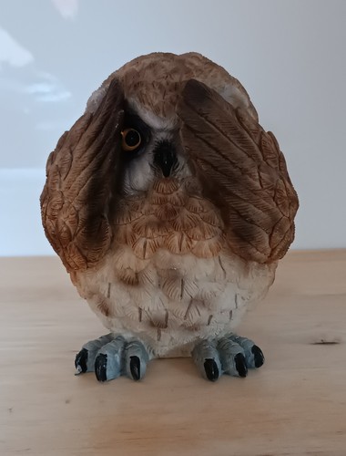 Dekofigur eule natur klein - eule,
